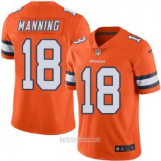 Peyton Manning Denver Broncos Mens Game Color Rush Orange Jersey Bestplayer